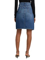 Tylee Denim Knee-Length Skirt