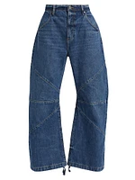 Freddy Denim Cropped Barrel Jeans