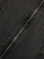 Eliana Denim Strapless Midi-Dress