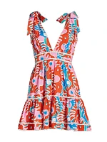 Cara Bow Minidress