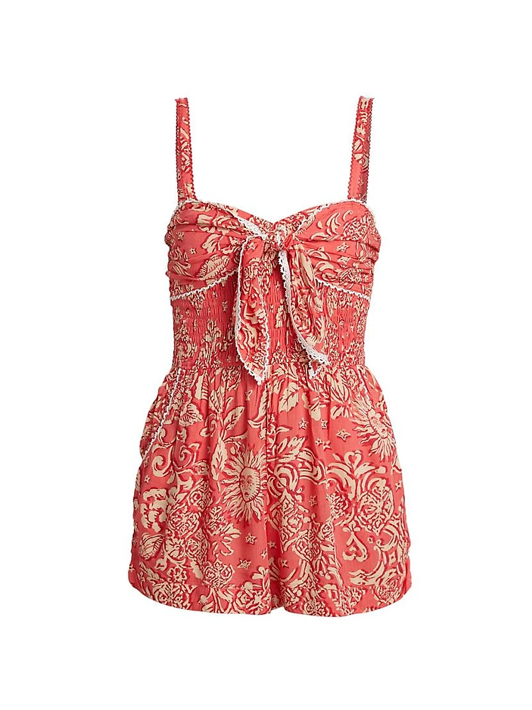 Claudia Paisley Romper