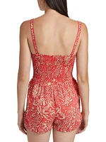 Claudia Paisley Romper