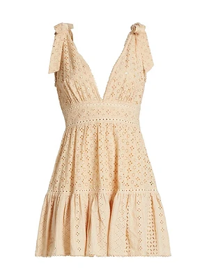 Cara Eyelet Lace Minidress