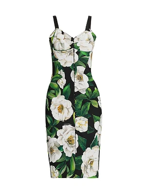 Gardenia Seamed Knee-Length Dress