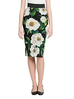Gardenia Stretch Pencil Skirt