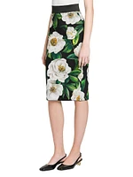 Gardenia Stretch Pencil Skirt