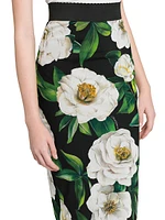 Gardenia Stretch Pencil Skirt
