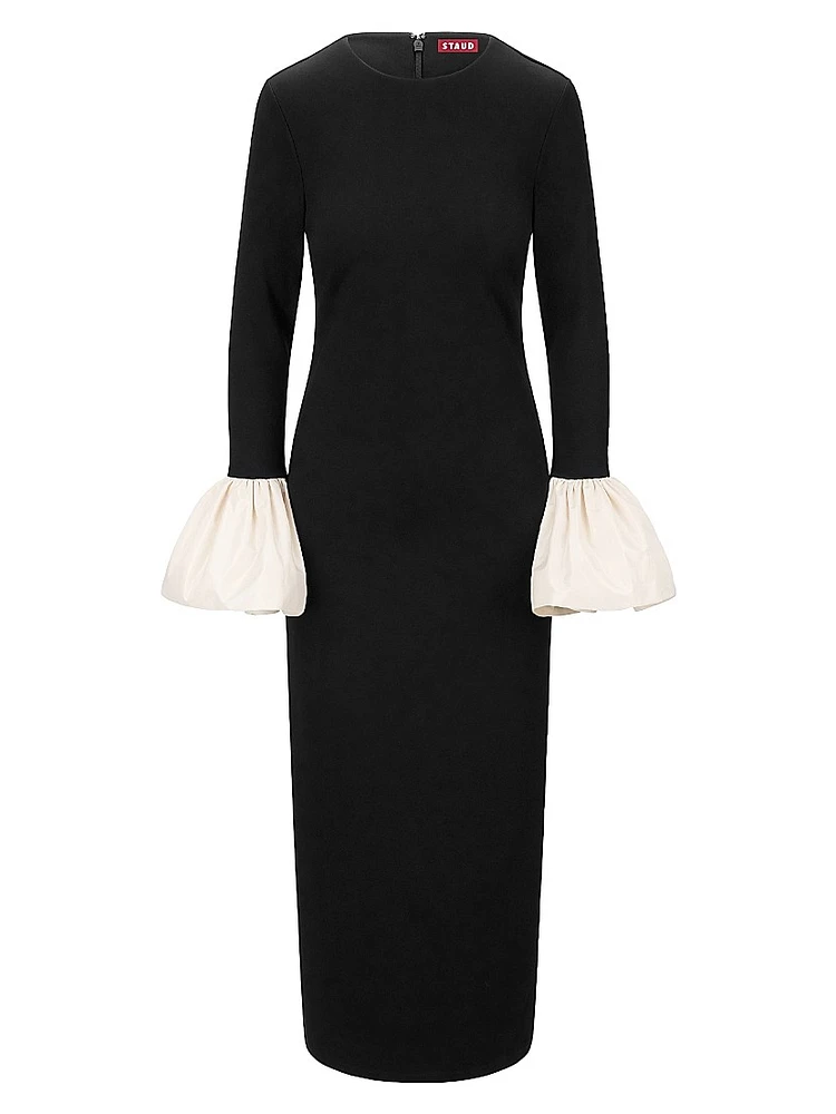 Hawthorne Bell-Sleeve Maxi Dress