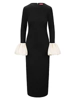 Hawthorne Bell-Sleeve Maxi Dress