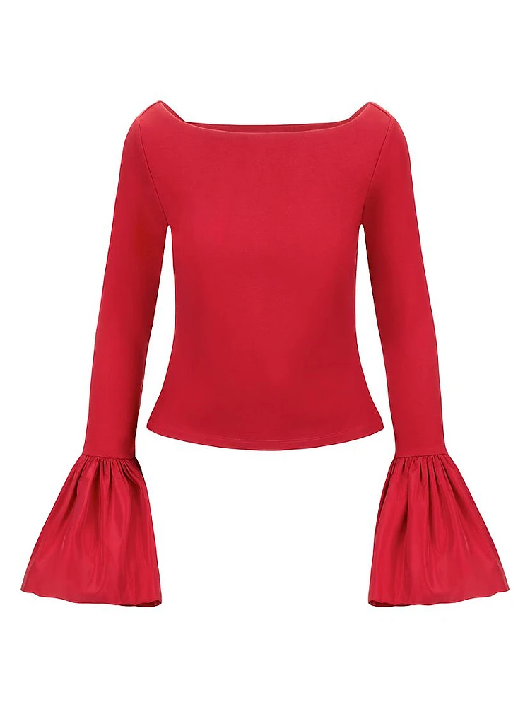 Paige Bell-Sleeve Top