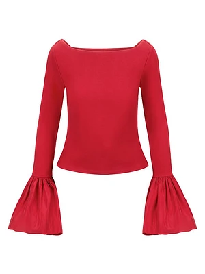 Paige Bell-Sleeve Top
