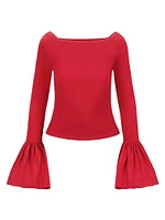 Paige Bell-Sleeve Top