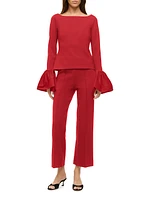 Paige Bell-Sleeve Top
