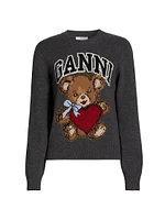 Bear Wool Crewneck Sweater