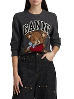 Bear Wool Crewneck Sweater