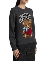 Bear Wool Crewneck Sweater