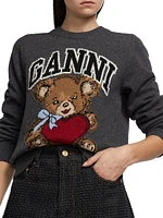 Bear Wool Crewneck Sweater