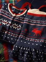 Little Girl's & Girl's Fair Isle Knit Skirt