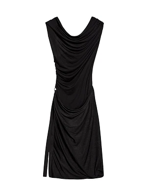 Gathered Sleeveless Minidress
