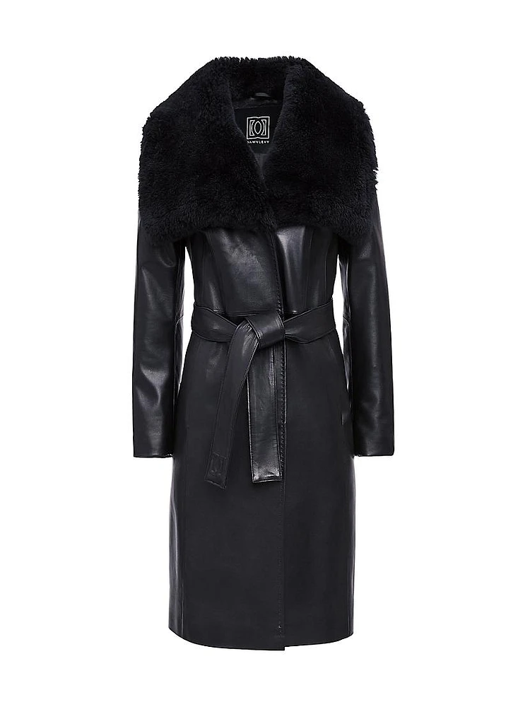 Nina Leather Coat