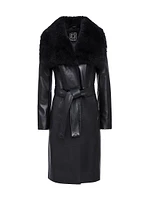 Nina Leather Coat