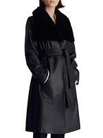 Nina Leather Coat