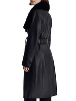 Nina Leather Coat