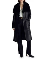Nina Leather Coat