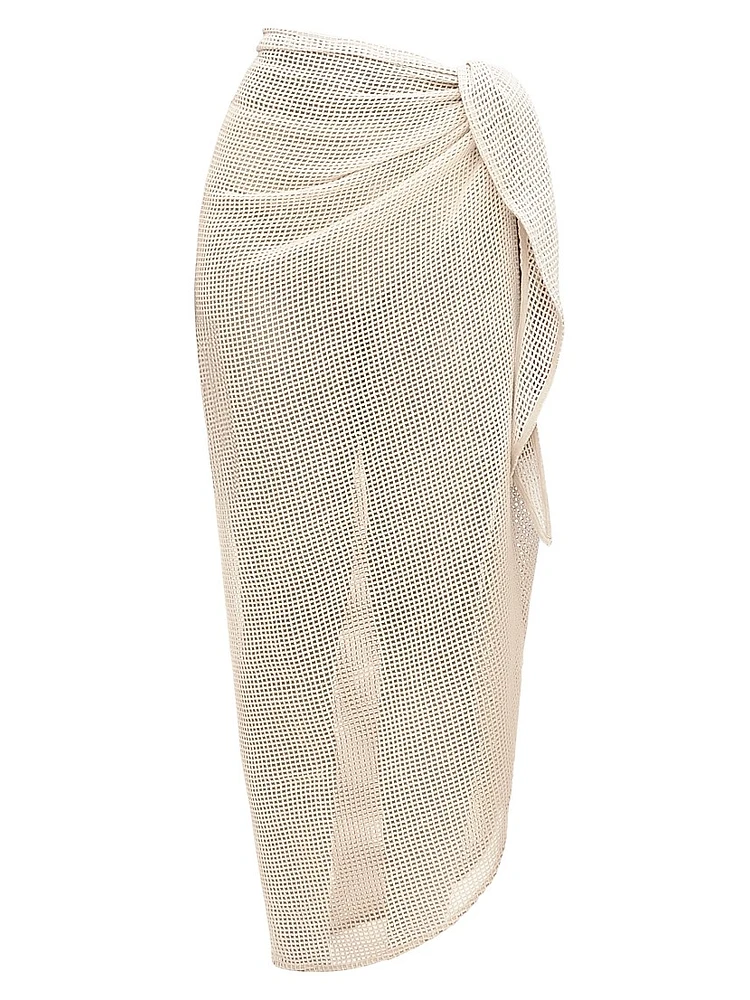 Zura Cotton Mesh Maxi Sarong