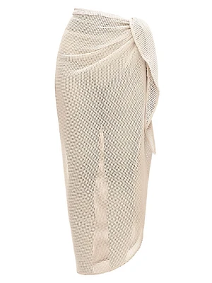 Zura Cotton Mesh Maxi Sarong