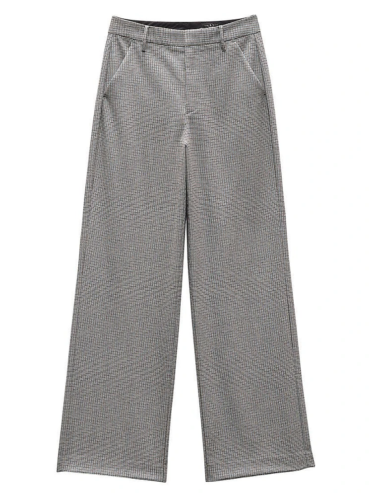 Andi Plaid Full-Length Trousers
