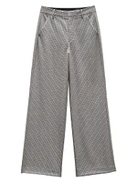 Andi Plaid Full-Length Trousers