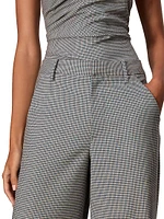 Andi Plaid Full-Length Trousers