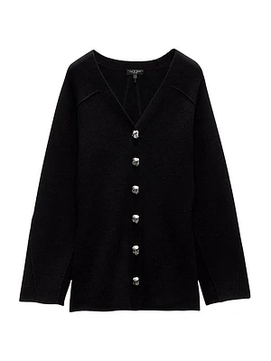 Bridget V-neck Longline Cardigan