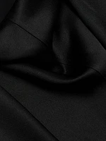 Satin Funnel Neck Top