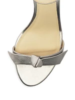 Clarita Buckle 60MM Leather Sandals