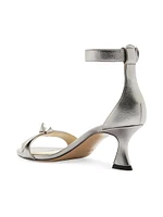 Clarita Buckle 60MM Leather Sandals