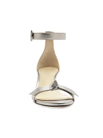 Clarita Buckle 60MM Leather Sandals
