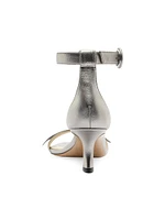 Clarita Buckle 60MM Leather Sandals
