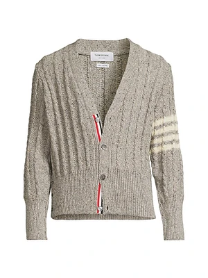 Twist Cable V-Neck Cardigan
