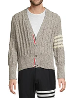 Twist Cable V-Neck Cardigan