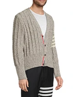 Twist Cable V-Neck Cardigan