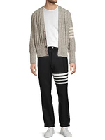 Twist Cable V-Neck Cardigan