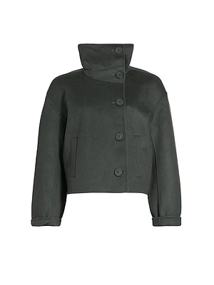 Zendaya Wool-Blend Crop Jacket