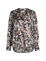 Tyler Butterfly Silk Blouse