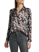 Tyler Butterfly Silk Blouse