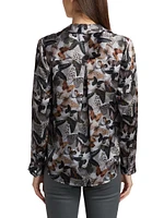 Tyler Butterfly Silk Blouse