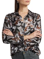 Tyler Butterfly Silk Blouse