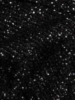 Leonora Sequin Knit Single-Breasted Blazer