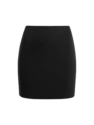 Neoprene Micro-Mini Skirt